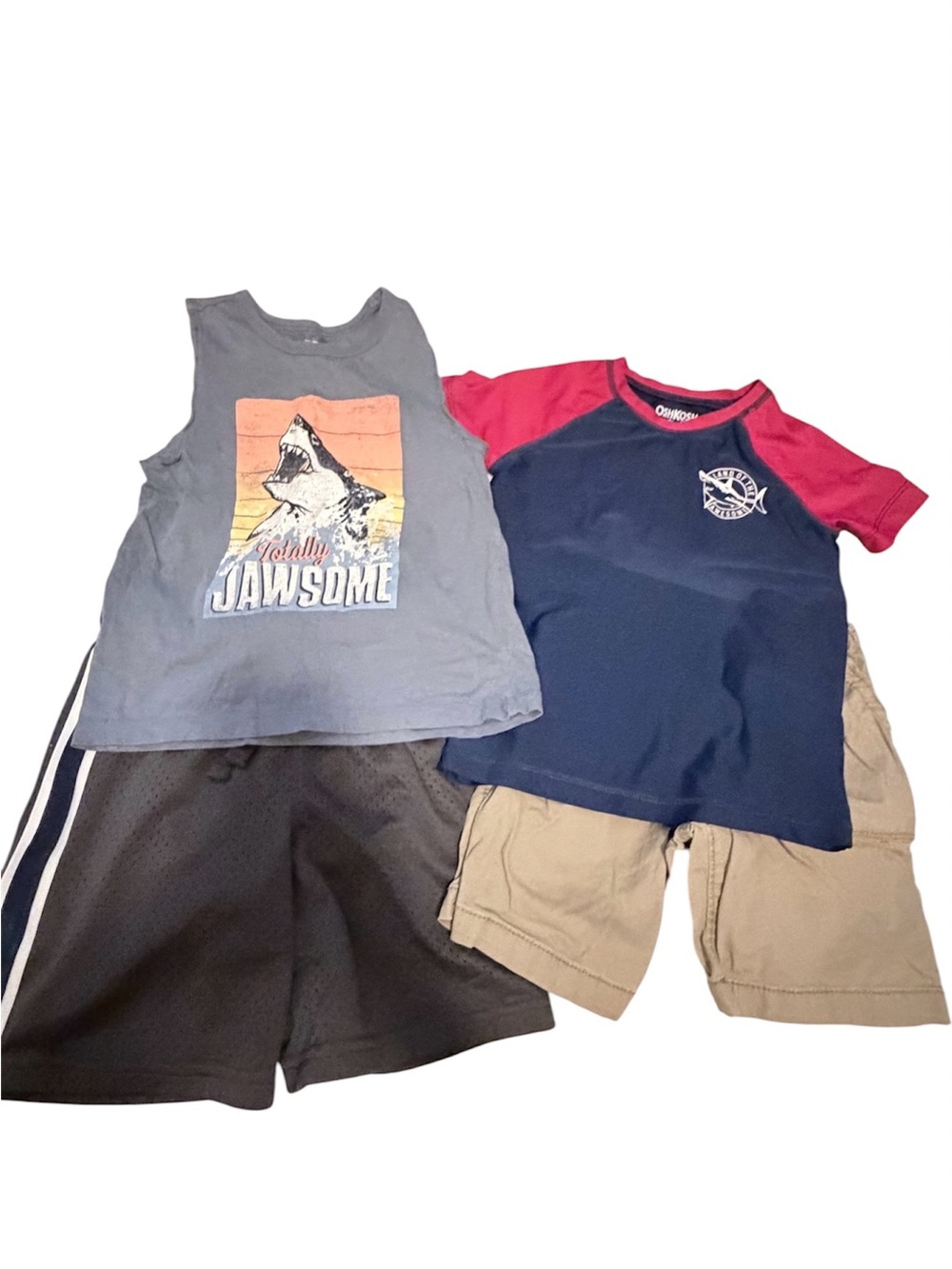 Oshkosh Boys' 4-Piece Summer Clothing Bundle size 4T